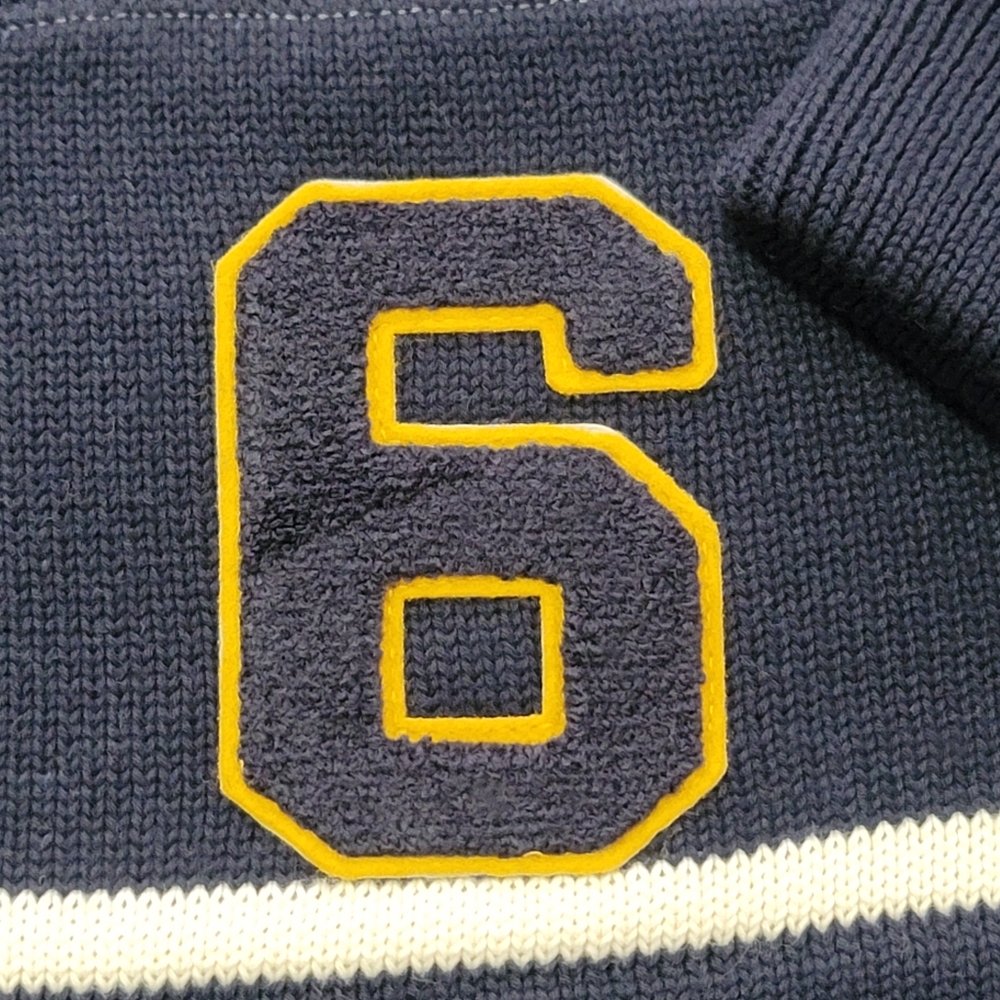 Polo Ralph Lauren Cardigan Letterman Sweater - Picture 4 of 5